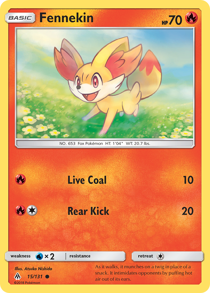 Fennekin (15/131) [Sun & Moon: Forbidden Light] | Exor Games Dartmouth