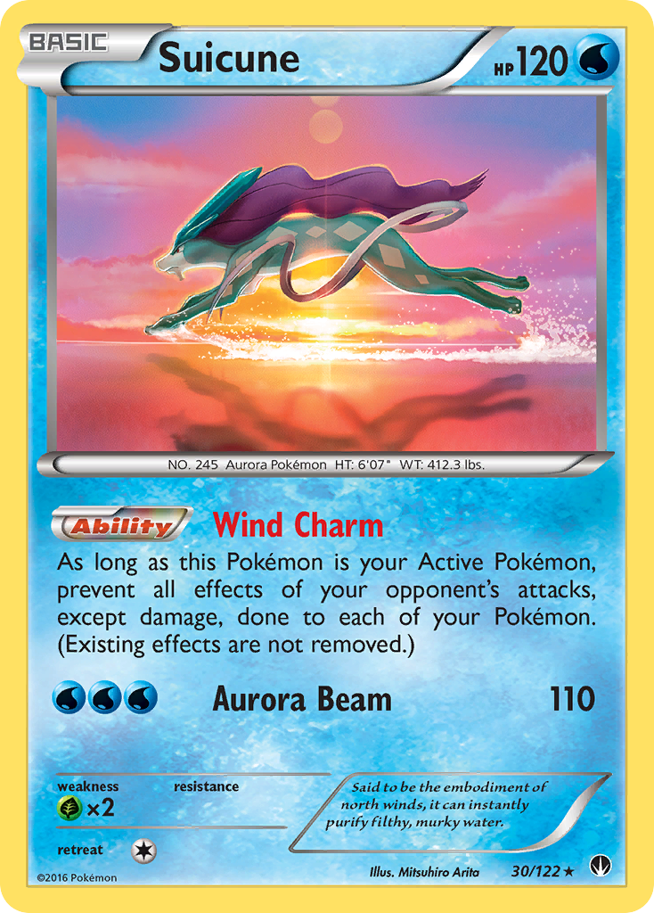 Suicune (30/122) [XY: BREAKpoint] | Exor Games Dartmouth