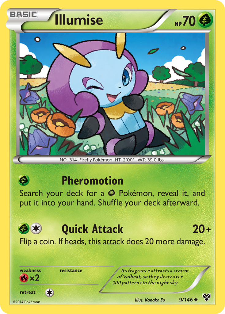 Illumise (9/146) [XY: Base Set] | Exor Games Dartmouth