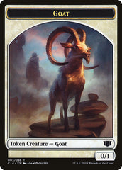 Goblin // Goat Double-sided Token [Commander 2014 Tokens] | Exor Games Dartmouth