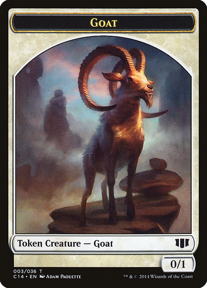 Wurm (032/036) // Goat Double-sided Token [Commander 2014 Tokens] | Exor Games Dartmouth