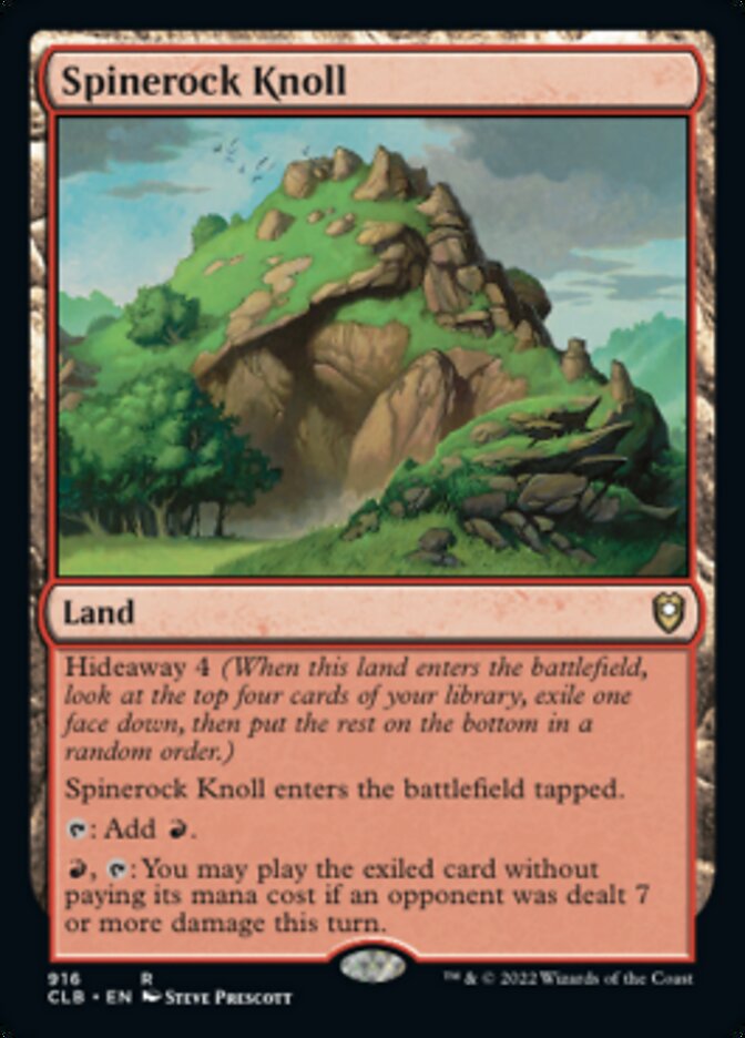 Spinerock Knoll [Commander Legends: Battle for Baldur's Gate] | Exor Games Dartmouth