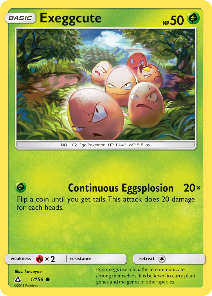 Exeggcute (1/156) [Sun & Moon: Ultra Prism] | Exor Games Dartmouth