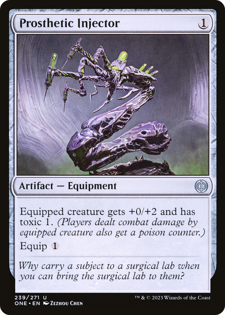 Prosthetic Injector [Phyrexia: All Will Be One] | Exor Games Dartmouth