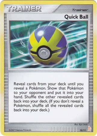 Quick Ball (10/11) [Diamond & Pearl: Trainer Kit - Lucario] | Exor Games Dartmouth