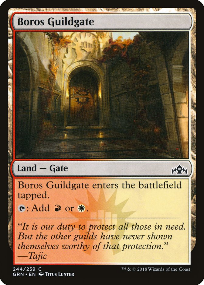 Boros Guildgate (244/259) [Guilds of Ravnica] | Exor Games Dartmouth