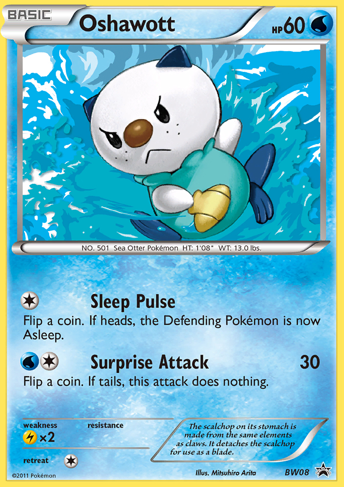 Oshawott (BW08) [Black & White: Black Star Promos] | Exor Games Dartmouth