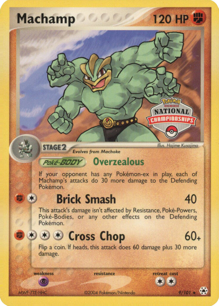 Machamp (9/101) (National Championships Promo) [EX: Hidden Legends] | Exor Games Dartmouth