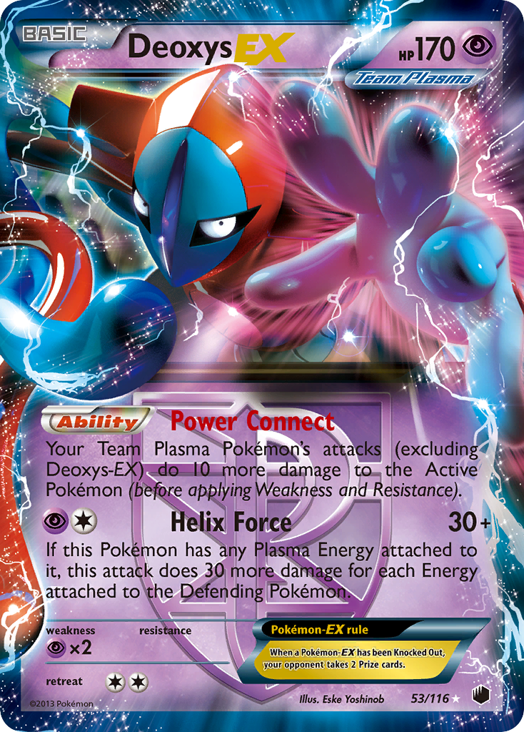 Deoxys EX (53/116) [Black & White: Plasma Freeze] | Exor Games Dartmouth