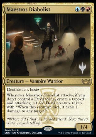 Maestros Diabolist (Promo Pack) [Streets of New Capenna Promos] | Exor Games Dartmouth