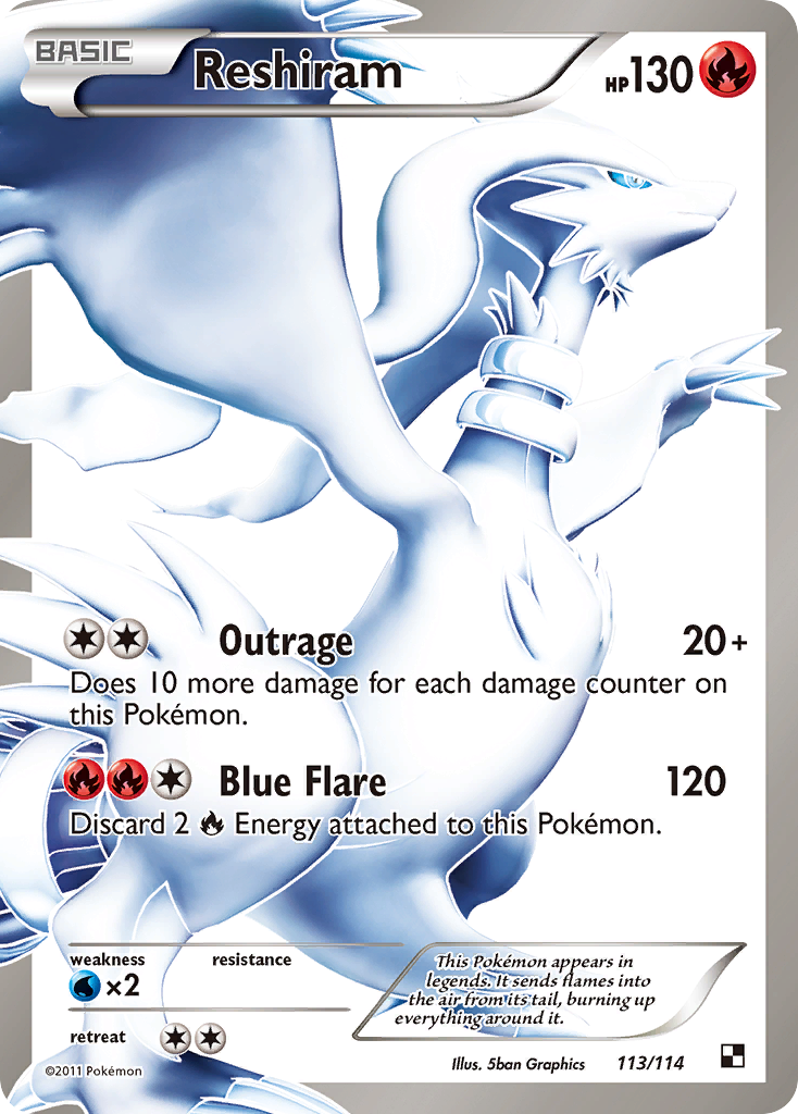 Reshiram (113/114) [Black & White: Base Set] | Exor Games Dartmouth