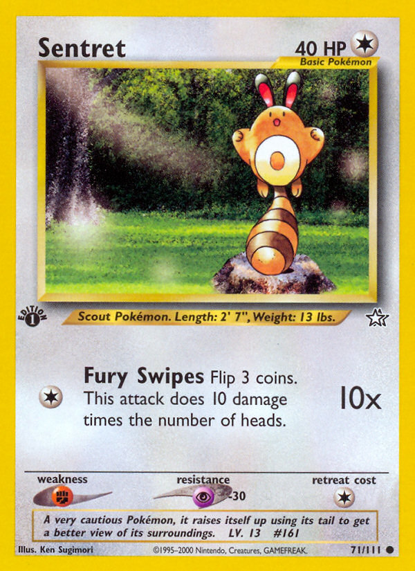 Sentret (71/111) [Neo Genesis 1st Edition] | Exor Games Dartmouth