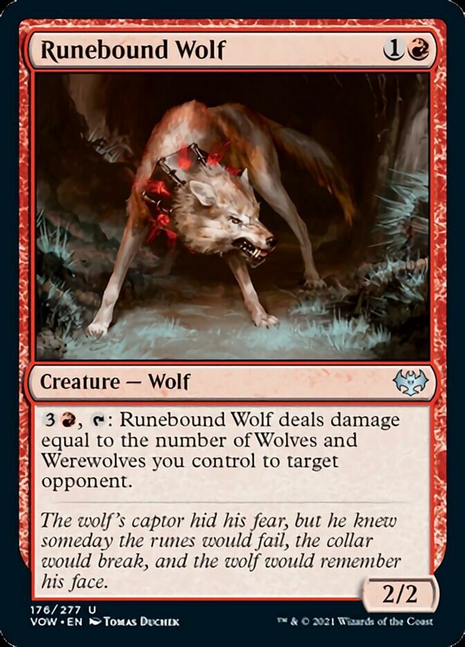 Runebound Wolf [Innistrad: Crimson Vow] | Exor Games Dartmouth