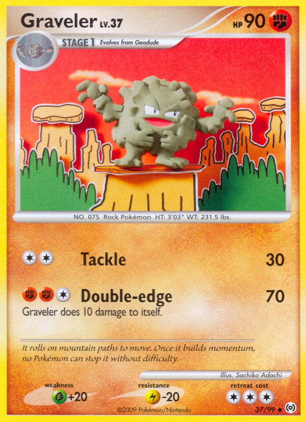 Graveler (37/99) [Platinum: Arceus] | Exor Games Dartmouth