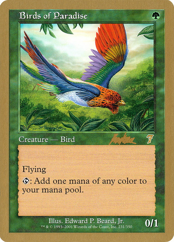 Birds of Paradise (Brian Kibler) [World Championship Decks 2002] | Exor Games Dartmouth