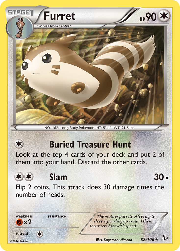 Furret (82/106) [XY: Flashfire] | Exor Games Dartmouth