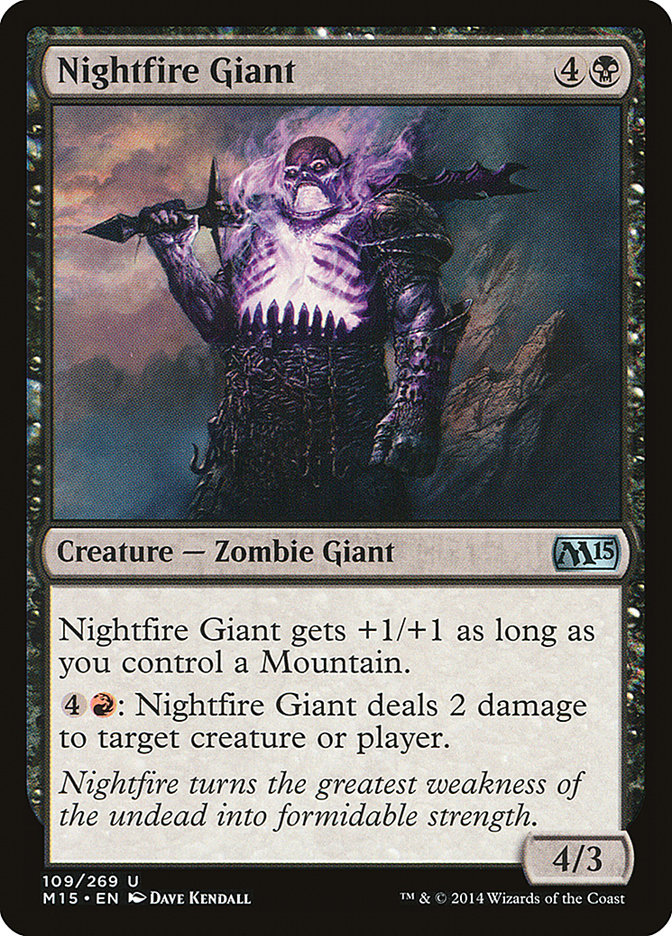 Nightfire Giant [Magic 2015] | Exor Games Dartmouth