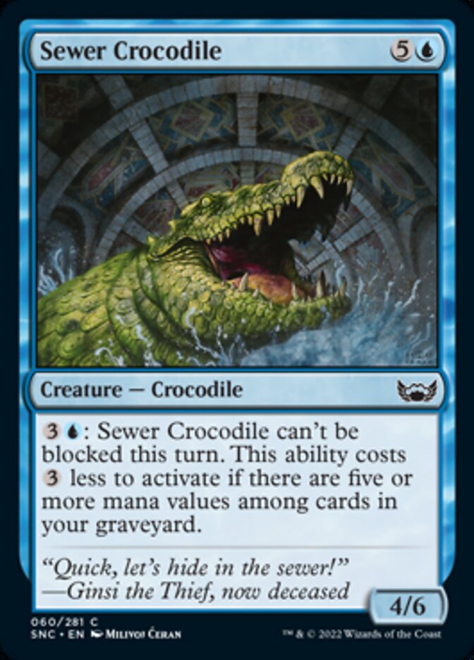 Sewer Crocodile [Streets of New Capenna] | Exor Games Dartmouth