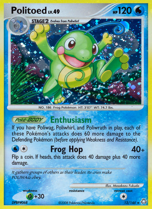 Politoed (12/146) [Diamond & Pearl: Legends Awakened] | Exor Games Dartmouth