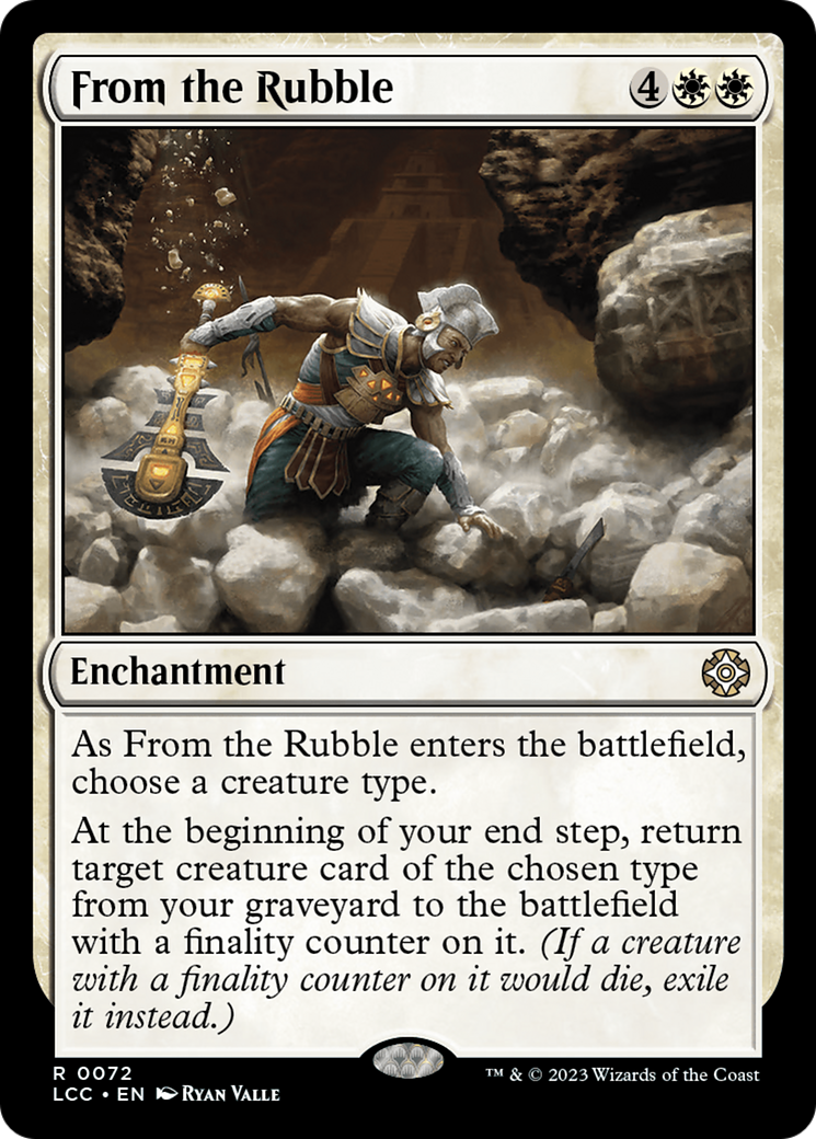 From the Rubble [The Lost Caverns of Ixalan Commander] | Exor Games Dartmouth