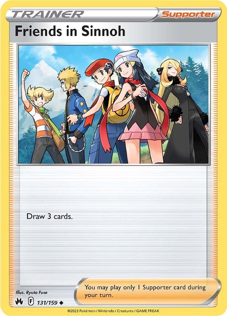 Friends in Sinnoh (131/159) [Sword & Shield: Crown Zenith] | Exor Games Dartmouth