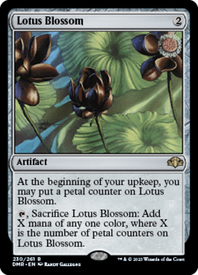 Lotus Blossom [Dominaria Remastered] | Exor Games Dartmouth