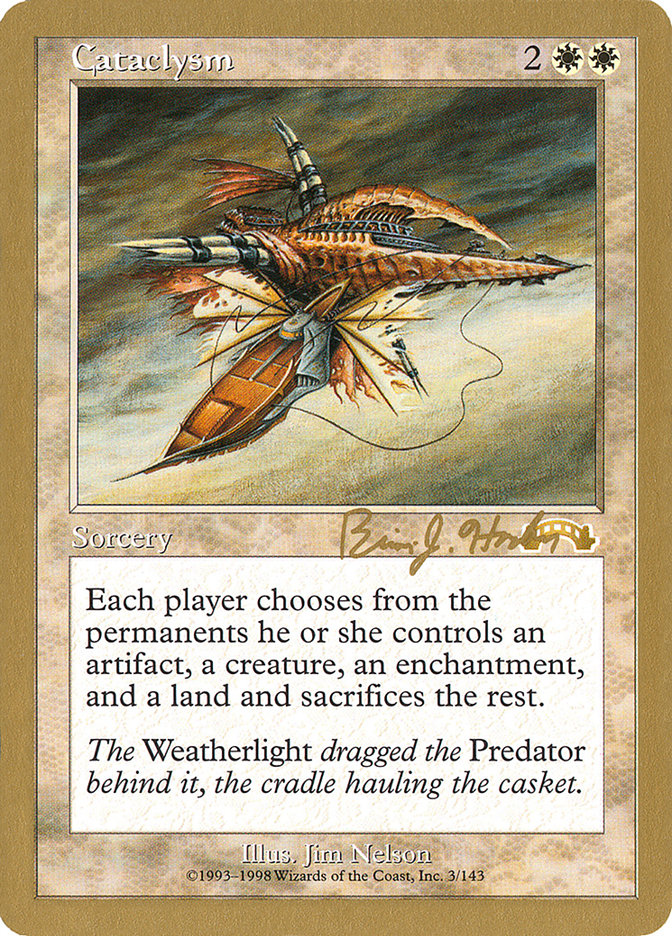 Cataclysm (Brian Hacker) [World Championship Decks 1998] | Exor Games Dartmouth