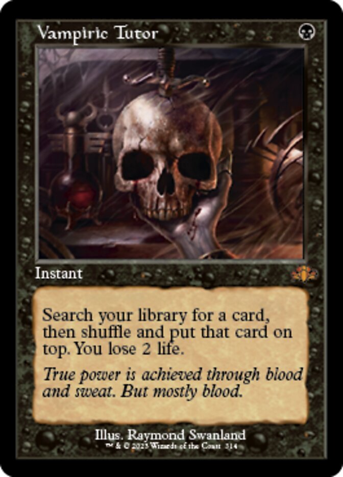 Vampiric Tutor (Retro) [Dominaria Remastered] | Exor Games Dartmouth