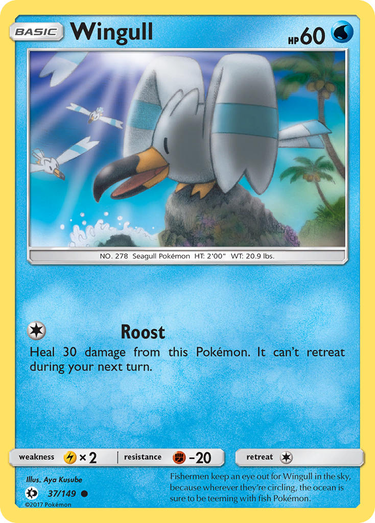 Wingull (37/149) [Sun & Moon: Base Set] | Exor Games Dartmouth