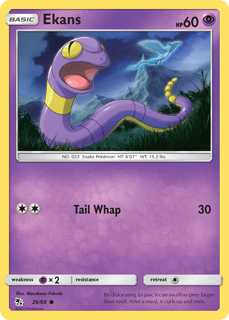 Ekans (26/68) [Sun & Moon: Hidden Fates] | Exor Games Dartmouth