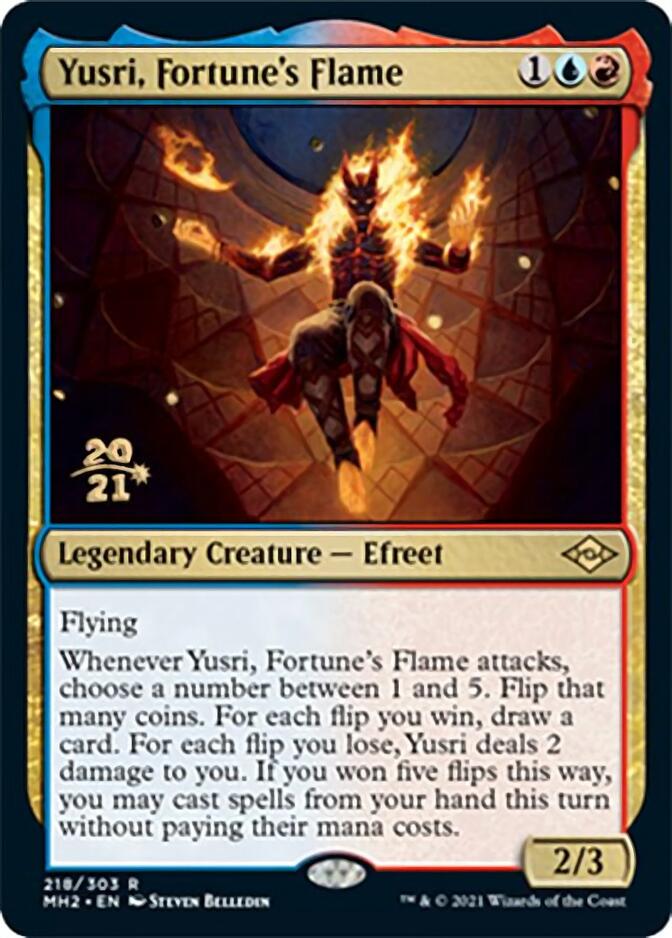 Yusri, Fortune's Flame [Modern Horizons 2 Prerelease Promos] | Exor Games Dartmouth