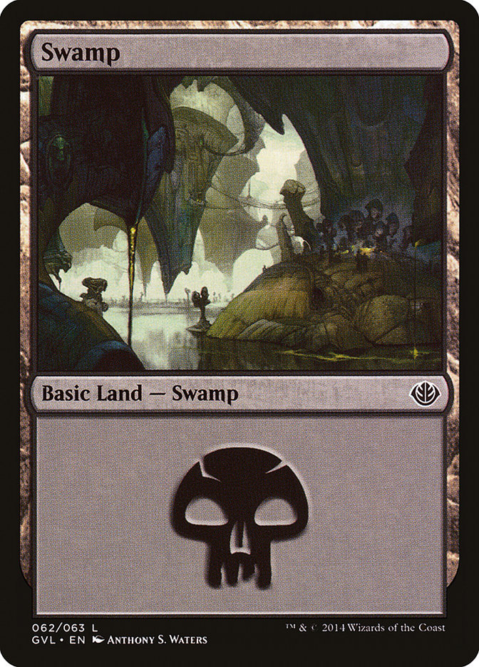 Swamp (62) (Garruk vs. Liliana) [Duel Decks Anthology] | Exor Games Dartmouth