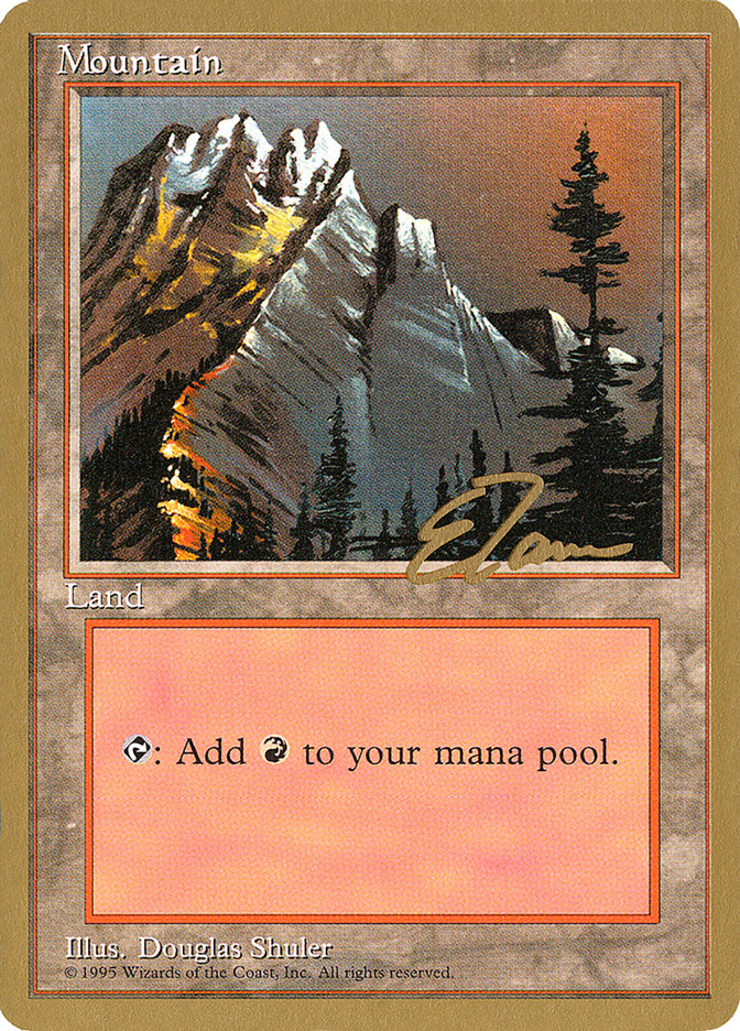 Mountain (et373) (Eric Tam) [Pro Tour Collector Set] | Exor Games Dartmouth