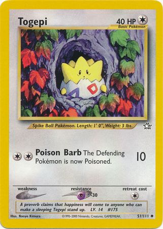 Togepi (51/111) [Neo Genesis Unlimited] | Exor Games Dartmouth