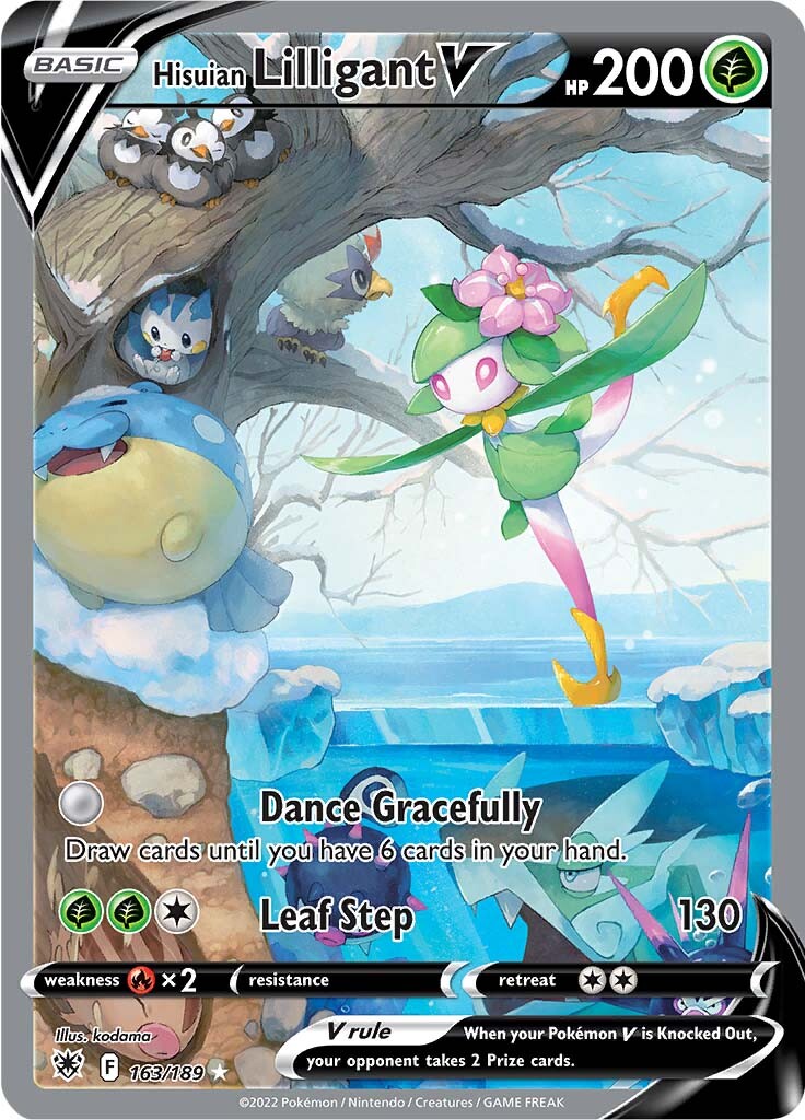 Hisuian Lilligant V (163/189) [Sword & Shield: Astral Radiance] | Exor Games Dartmouth