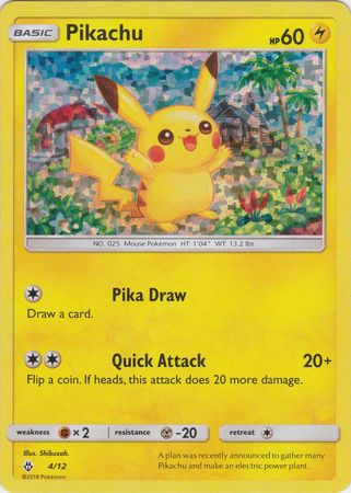 Pikachu (4/12) [McDonald's Promos: 2018 Collection] | Exor Games Dartmouth