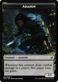 Assassin // Morph Double-sided Token [Commander 2019 Tokens] | Exor Games Dartmouth