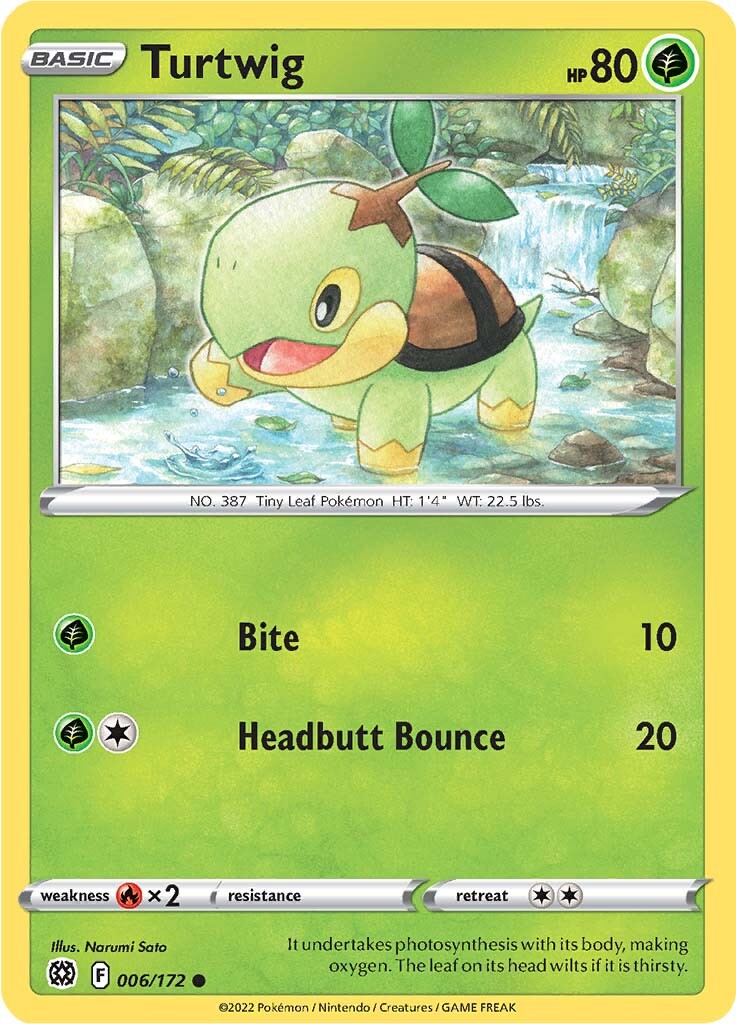 Turtwig (006/172) [Sword & Shield: Brilliant Stars] | Exor Games Dartmouth