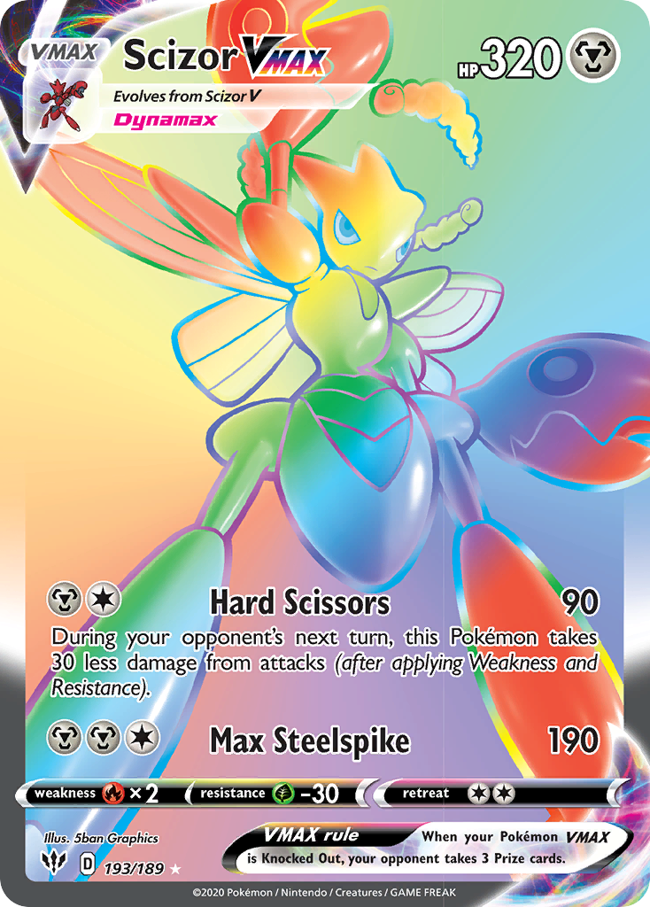 Scizor VMAX (193/189) [Sword & Shield: Darkness Ablaze] | Exor Games Dartmouth