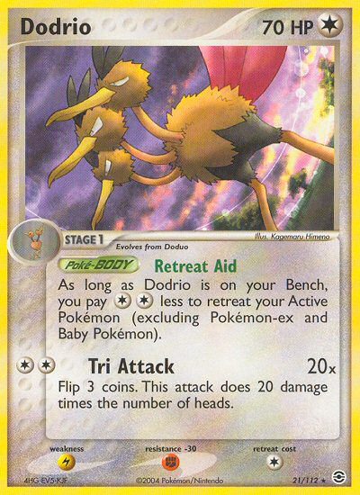 Dodrio (21/112) [EX: FireRed & LeafGreen] | Exor Games Dartmouth