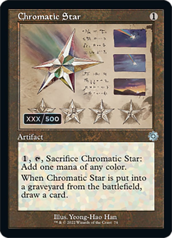 Chromatic Star (Retro Schematic) (Serial Numbered) [The Brothers' War Retro Artifacts] | Exor Games Dartmouth