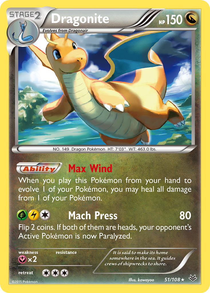 Dragonite (51/108) [XY: Roaring Skies] | Exor Games Dartmouth