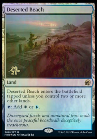 Deserted Beach [Innistrad: Midnight Hunt Prerelease Promos] | Exor Games Dartmouth