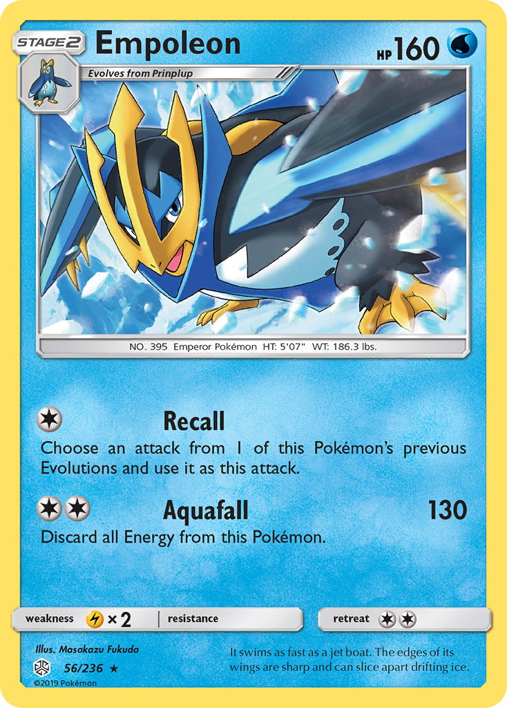 Empoleon (56/236) [Sun & Moon: Cosmic Eclipse] | Exor Games Dartmouth