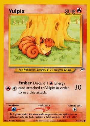 Vulpix (91/105) [Neo Destiny Unlimited] | Exor Games Dartmouth