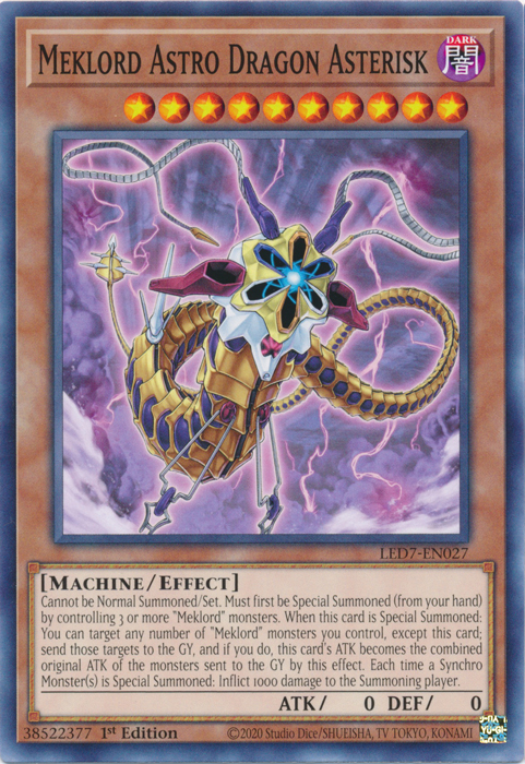 Meklord Astro Dragon Asterisk [LED7-EN027] Common | Exor Games Dartmouth