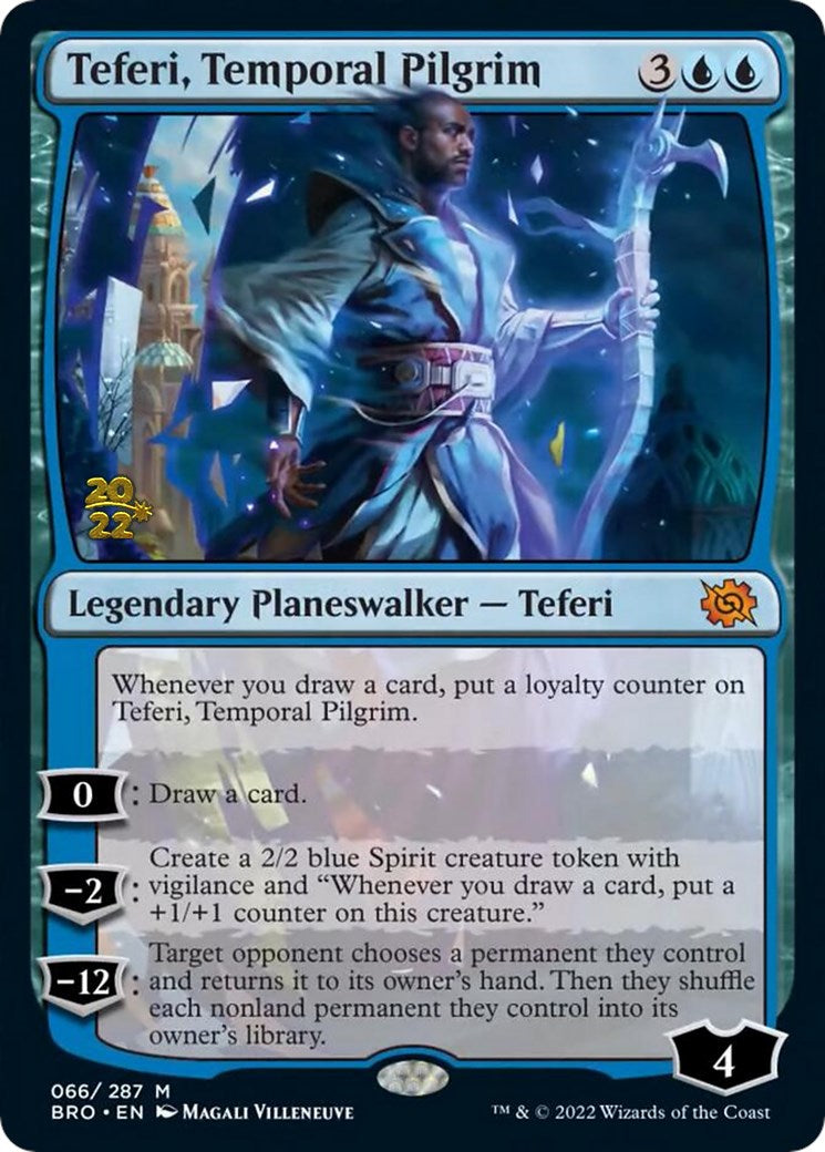 Teferi, Temporal Pilgrim [The Brothers' War: Prerelease Promos] | Exor Games Dartmouth