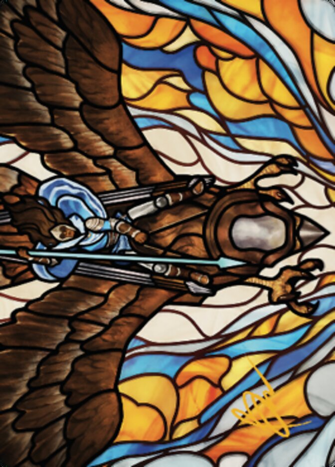 Tura Kennerud, Skyknight Art Card (Gold-Stamped Signature) [Dominaria United Art Series] | Exor Games Dartmouth