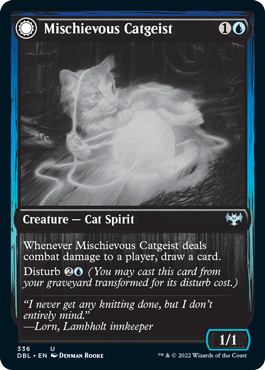 Mischievous Catgeist // Catlike Curiosity [Innistrad: Double Feature] | Exor Games Dartmouth