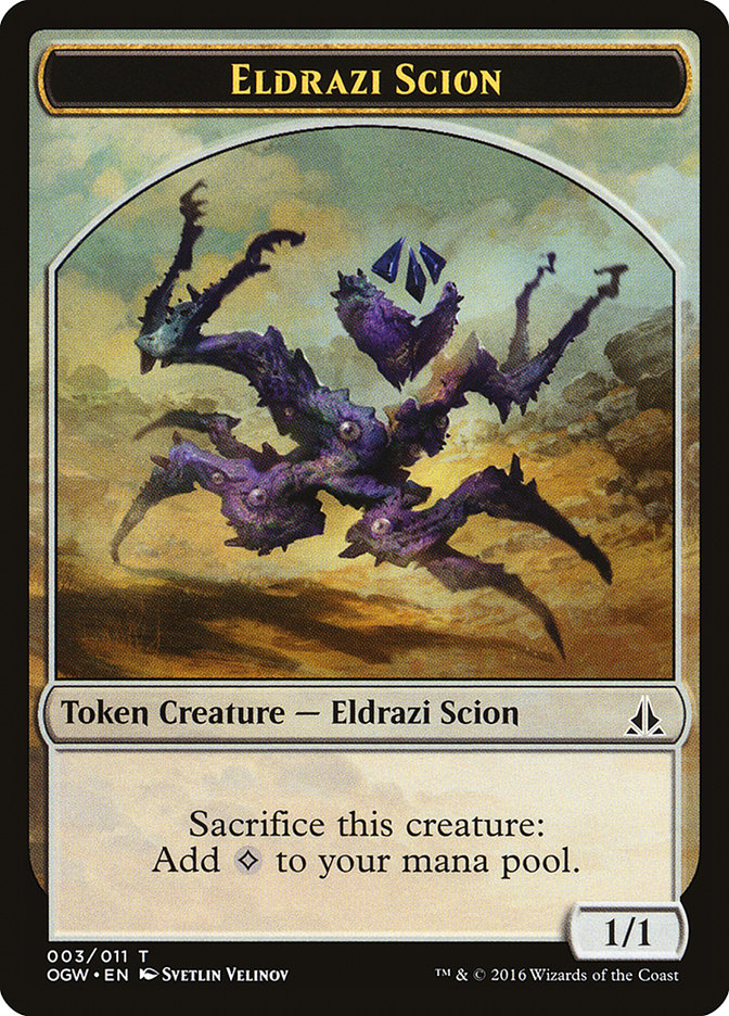 Eldrazi Scion (003/011) [Oath of the Gatewatch Tokens] | Exor Games Dartmouth